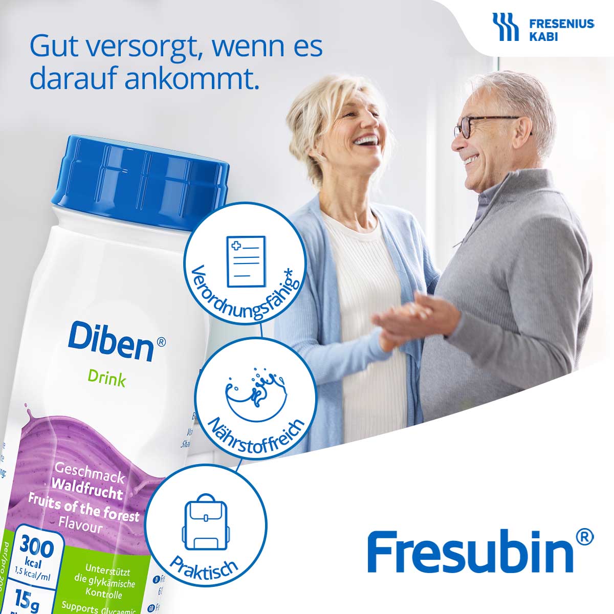 DIBEN DRINK Cappuccino 1.5 kcal/ml Trinkflasche