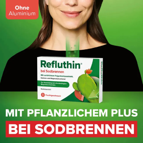 REFLUTHIN bei Sodbrennen Kautabletten Frucht