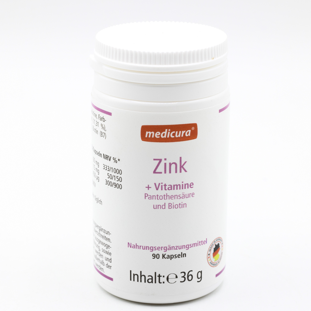 ZINK+VITAMIN B5+Biotin Kapseln