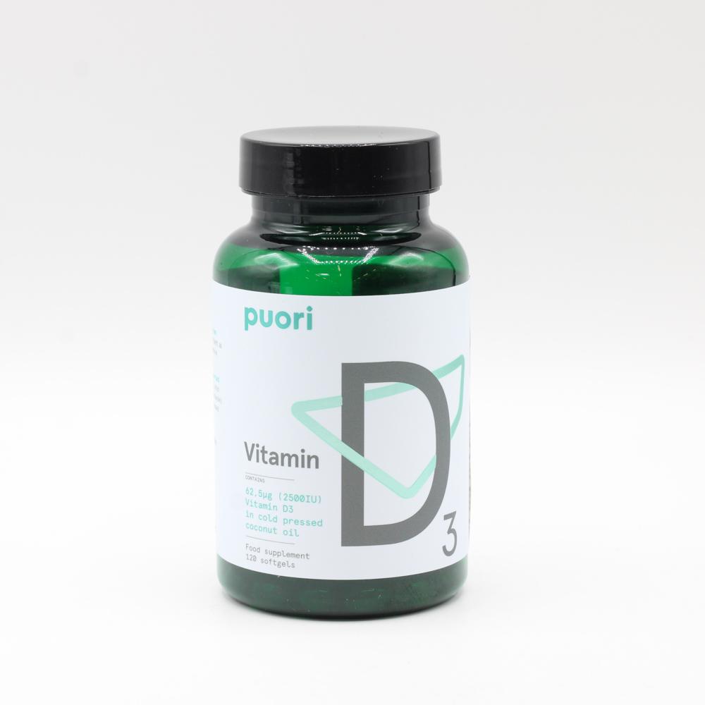 PUORI D3 Vitamin D3 2500 I.E. Weichkapseln