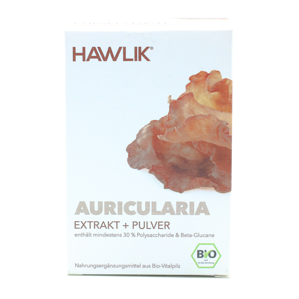 BIO AURICULARIA Extrakt+Pulver Kapseln