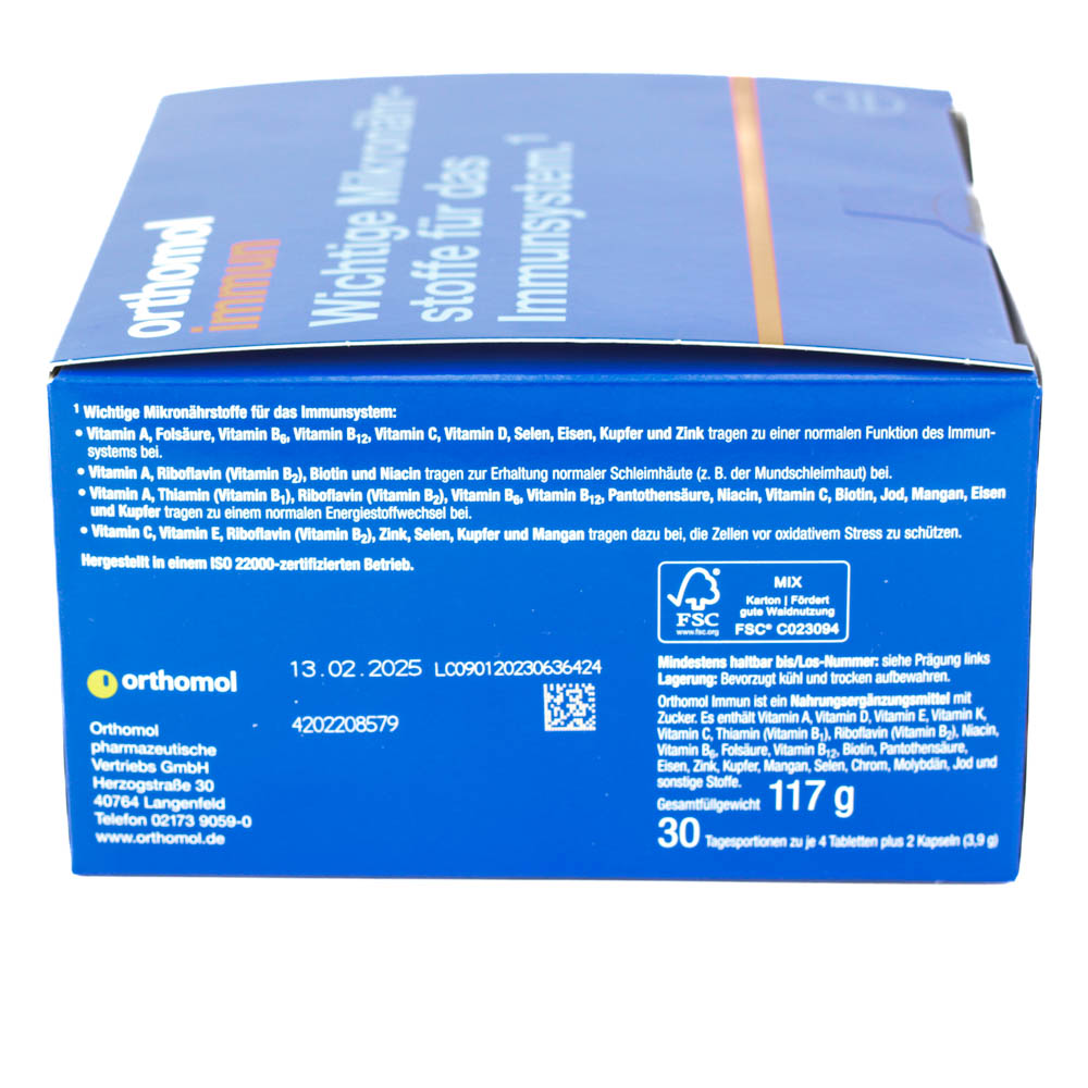 ORTHOMOL Immun 30 Tabl./Kaps.Kombipackung