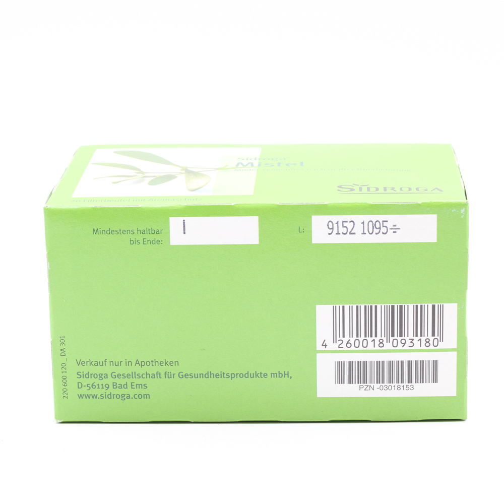 SIDROGA Mistel Tee Filterbeutel