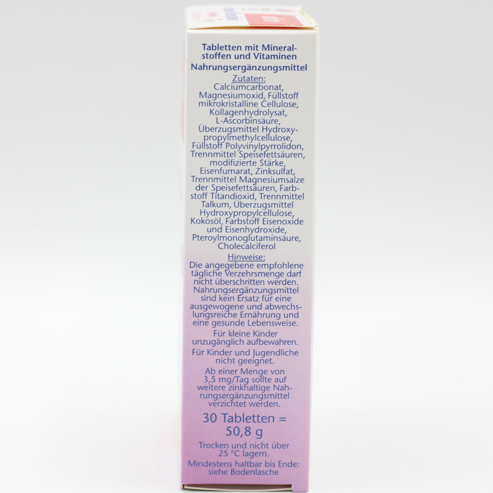 DOPPELHERZ Frauen Mineralien+Kollagen Depot Tabl.