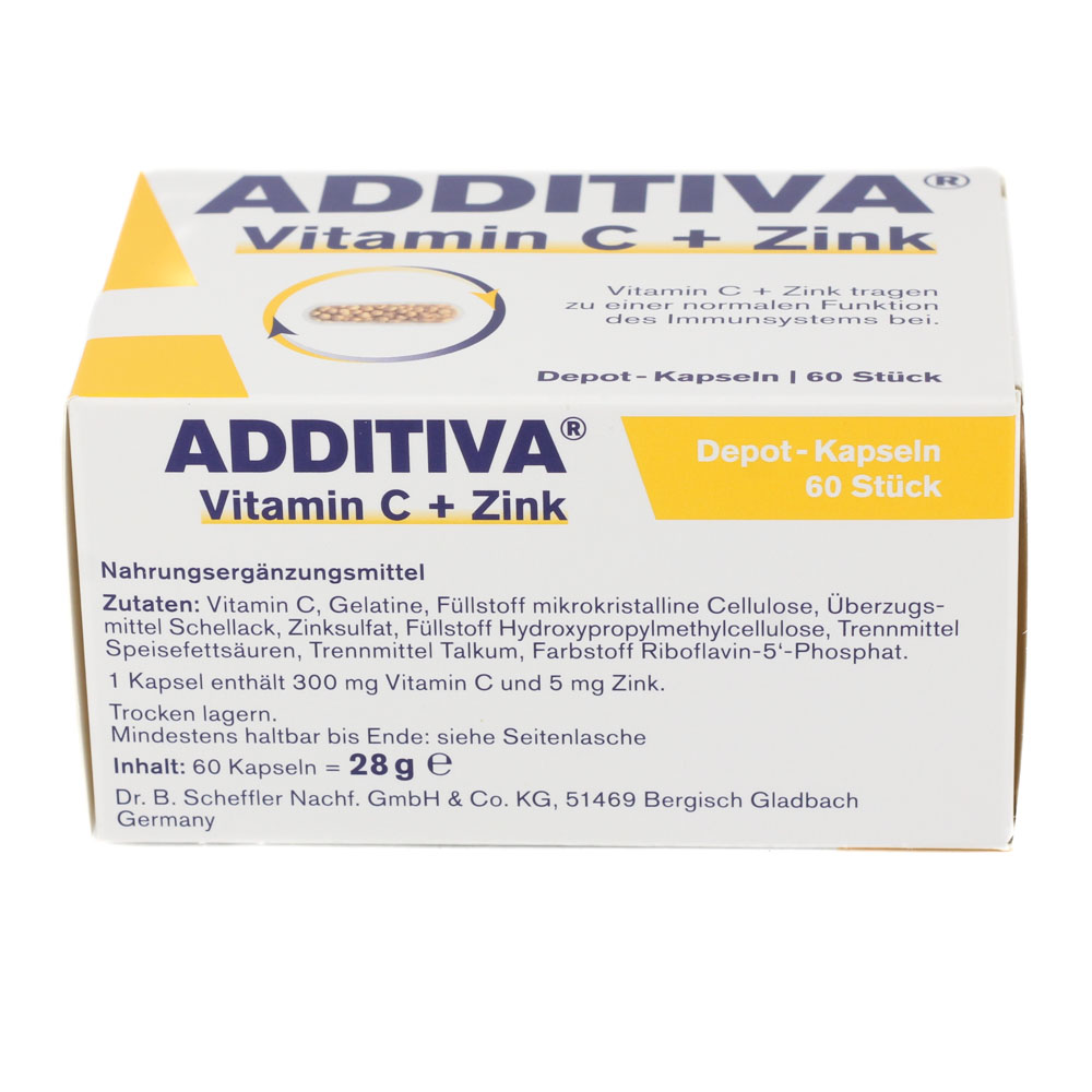 ADDITIVA Vitamin C Depot 300 mg Kapseln