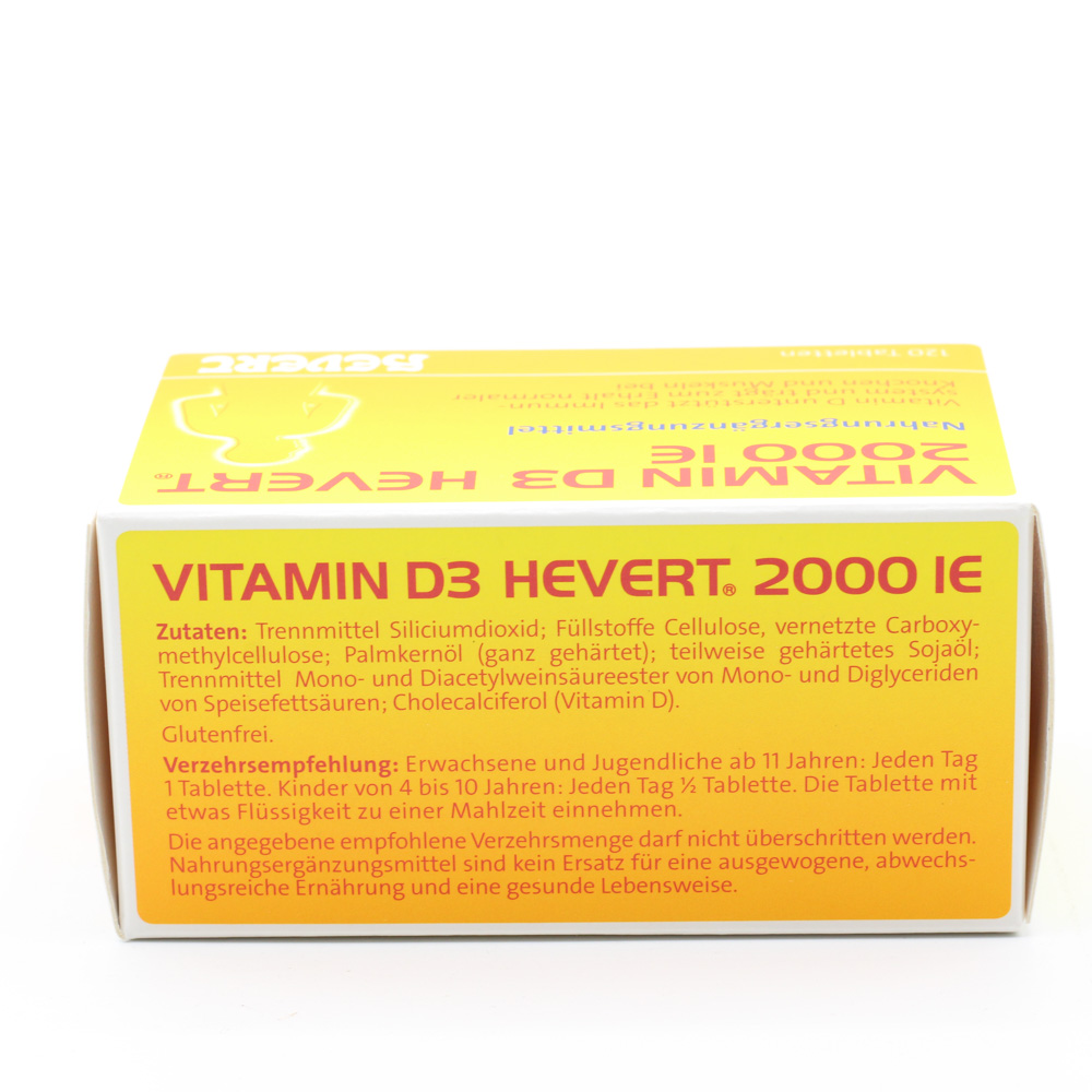 VITAMIN D3 HEVERT 2000 I.E. Tabletten