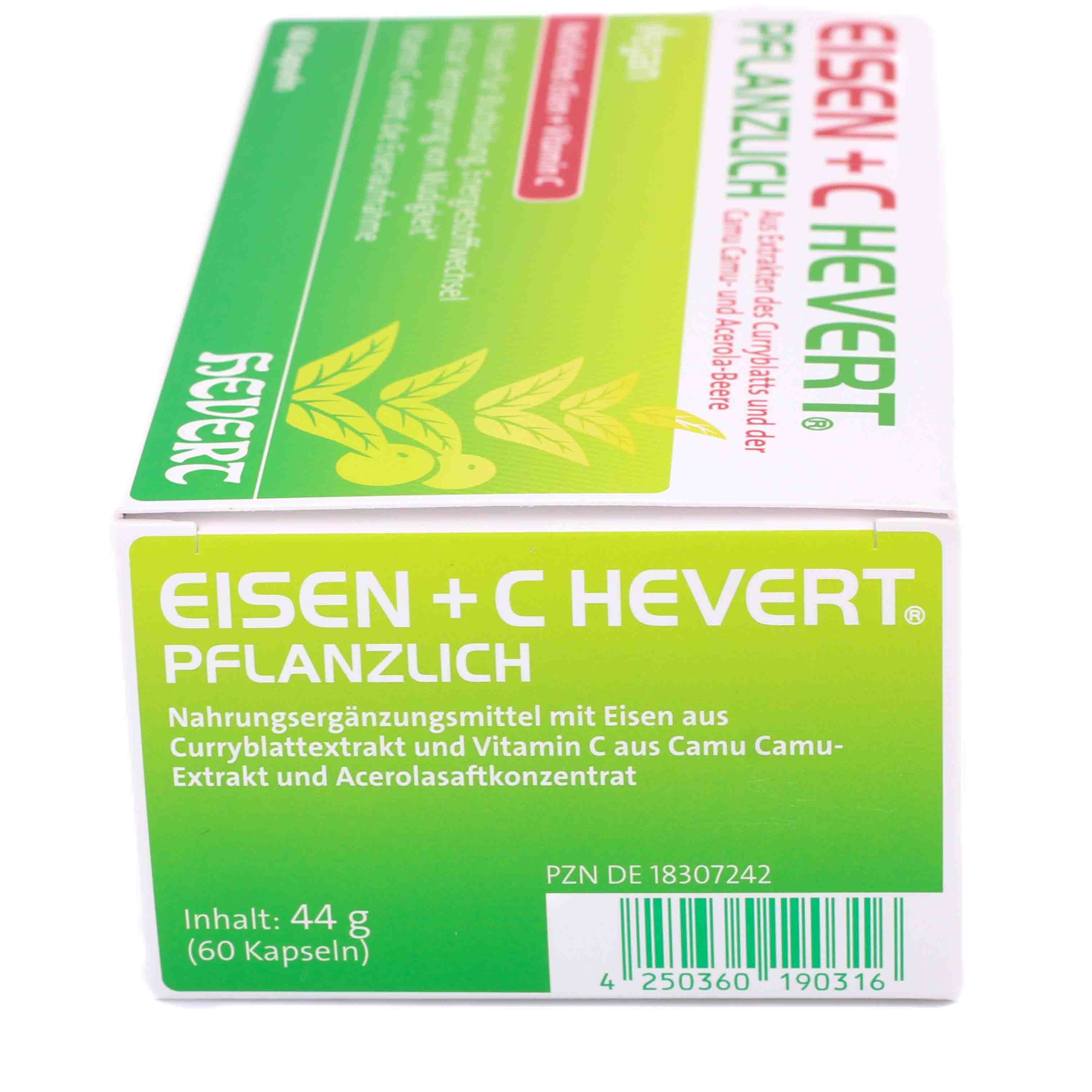 EISEN+C Hevert pflanzlich Kapseln