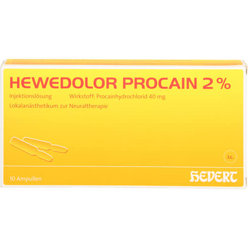 HEWEDOLOR Procain 2% Injektionslösung in Ampullen