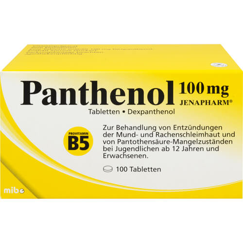 PANTHENOL 100 mg Jenapharm Tabletten