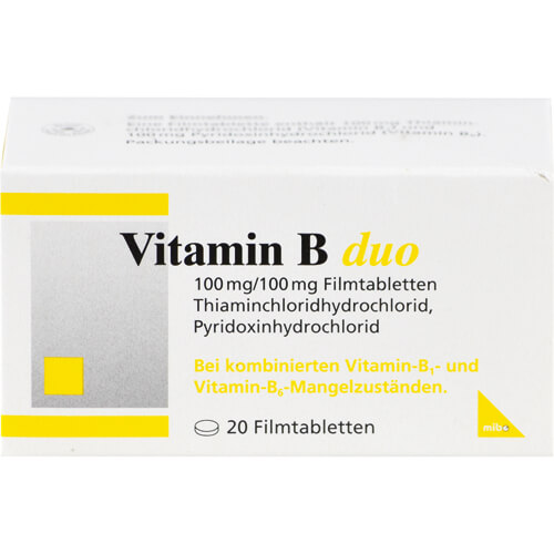 VITAMIN B DUO Filmtabletten
