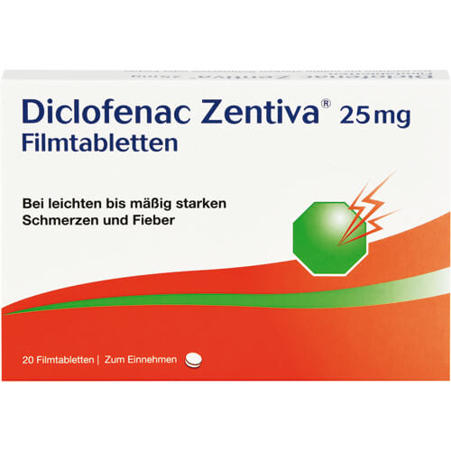 DICLOFENAC Zentiva 25 mg Filmtabletten