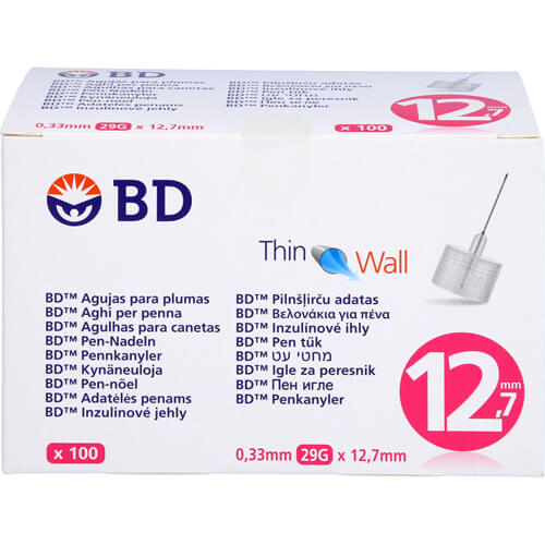BD THIN Wall Pen-Nadeln 0,33 29 Gx12,7 mm