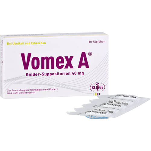 VOMEX A Kinder-Suppositorien 40 mg
