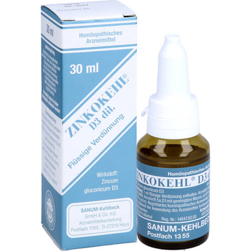 ZINKOKEHL D 3 Tropfen