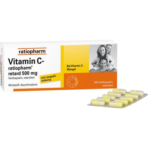 VITAMIN C-RATIOPHARM retard 500 mg Kapseln