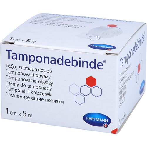 TAMPONADEBINDE 1 cmx5 m steril Hartmann