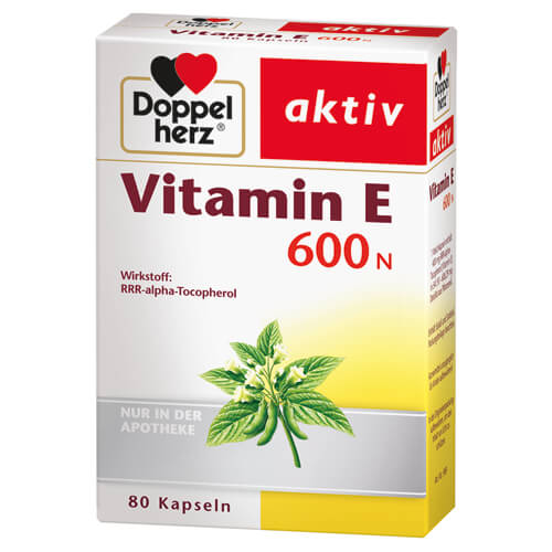 DOPPELHERZ Vitamin E 600 N Weichkapseln