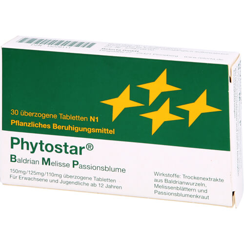 PHYTOSTAR Baldrian Melisse Passionsb.150/125/110mg
