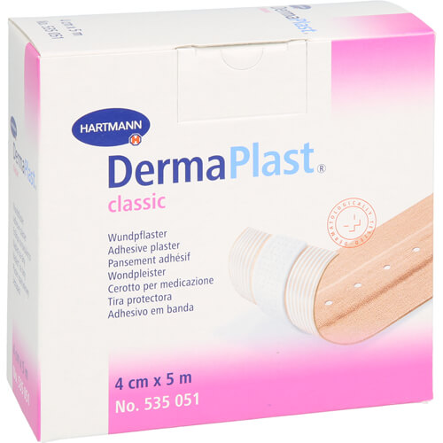DERMAPLAST CLASSIC Wundpflaster 4 cmx5 m