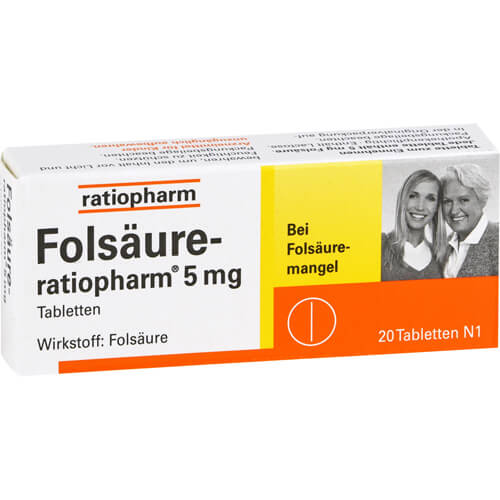 FOLSÄURE-RATIOPHARM 5 mg Tabletten
