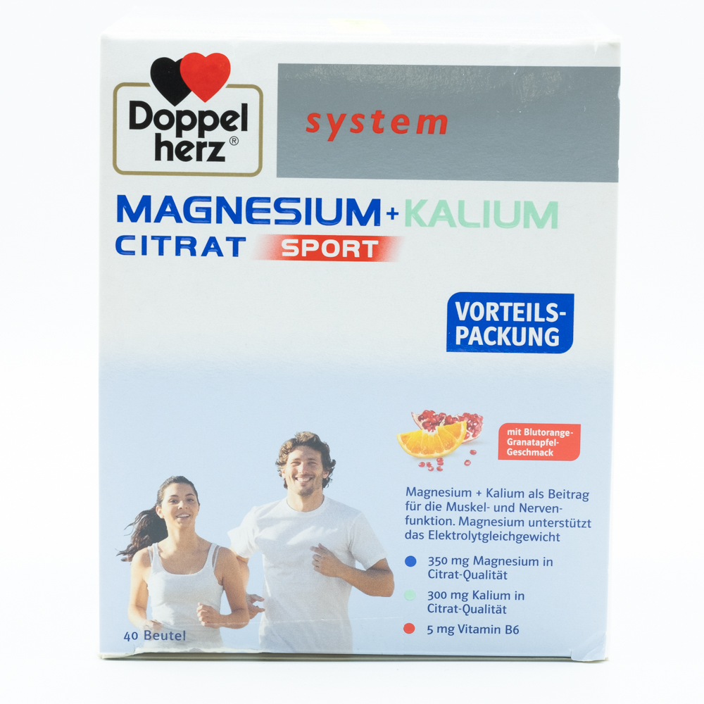 DOPPELHERZ Magnesium+Kalium Citrat system Granulat