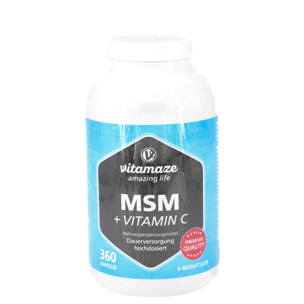 MSM HOCHDOSIERT+Vitamin C Kapseln