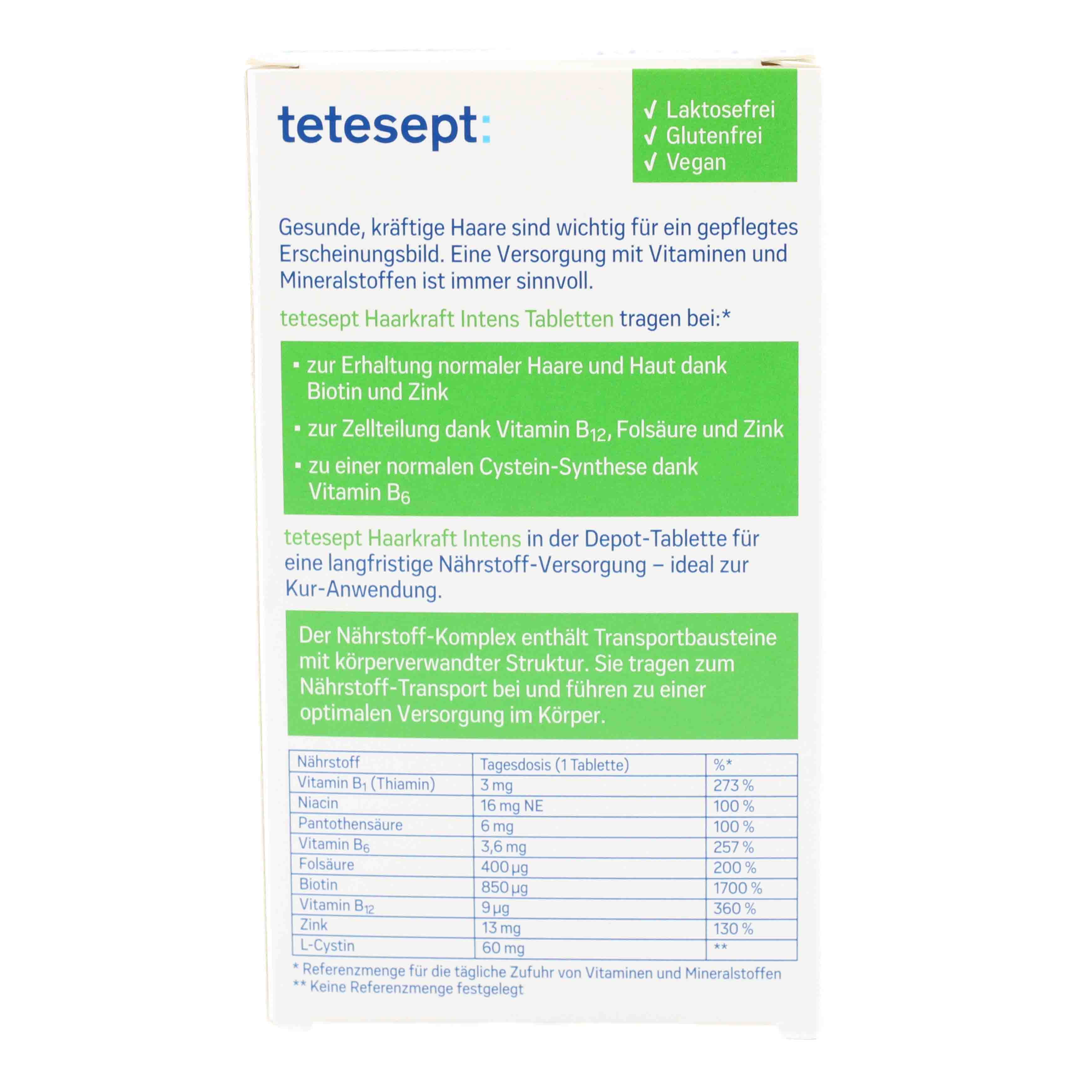 TETESEPT Haarkraft Depot Intens Tabletten