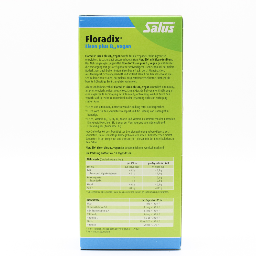FLORADIX Eisen plus B12 vegan Tonikum