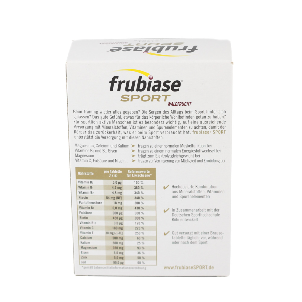 FRUBIASE SPORT Waldfrucht Brausetabletten