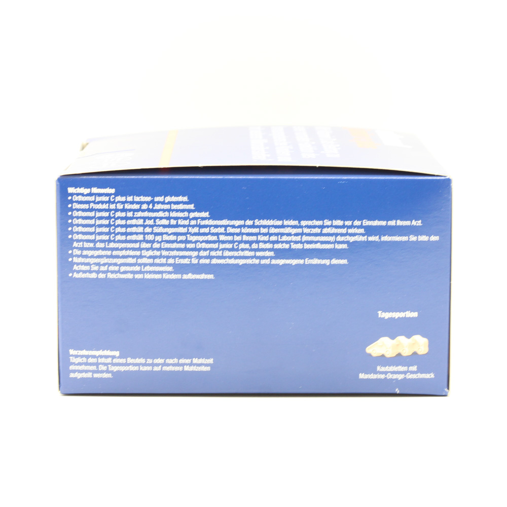 ORTHOMOL Junior C plus Kautabl.Mandarine/Orange