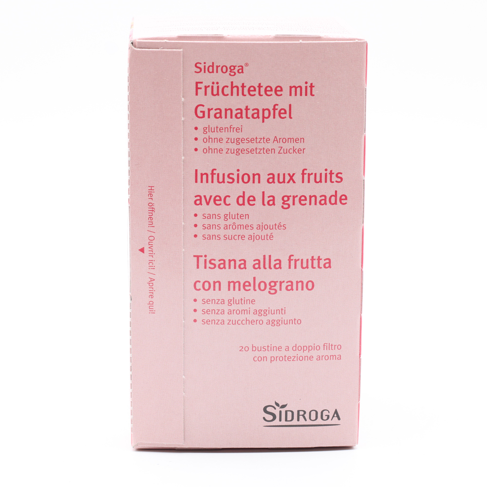 SIDROGA Wellness Früchtetee m.Granatapfel Filterb.