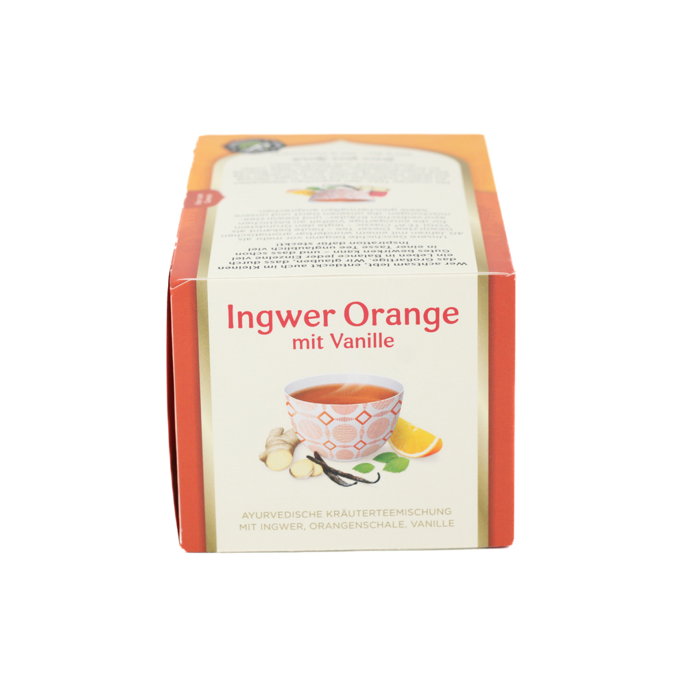 YOGI TEA Ingwer Orange mit Vanille Bio Filterbeut.