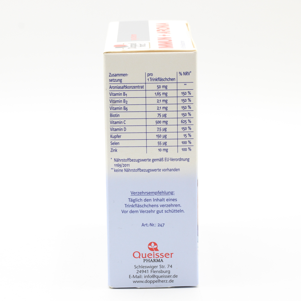 DOPPELHERZ Immun+Aronia system Ampullen