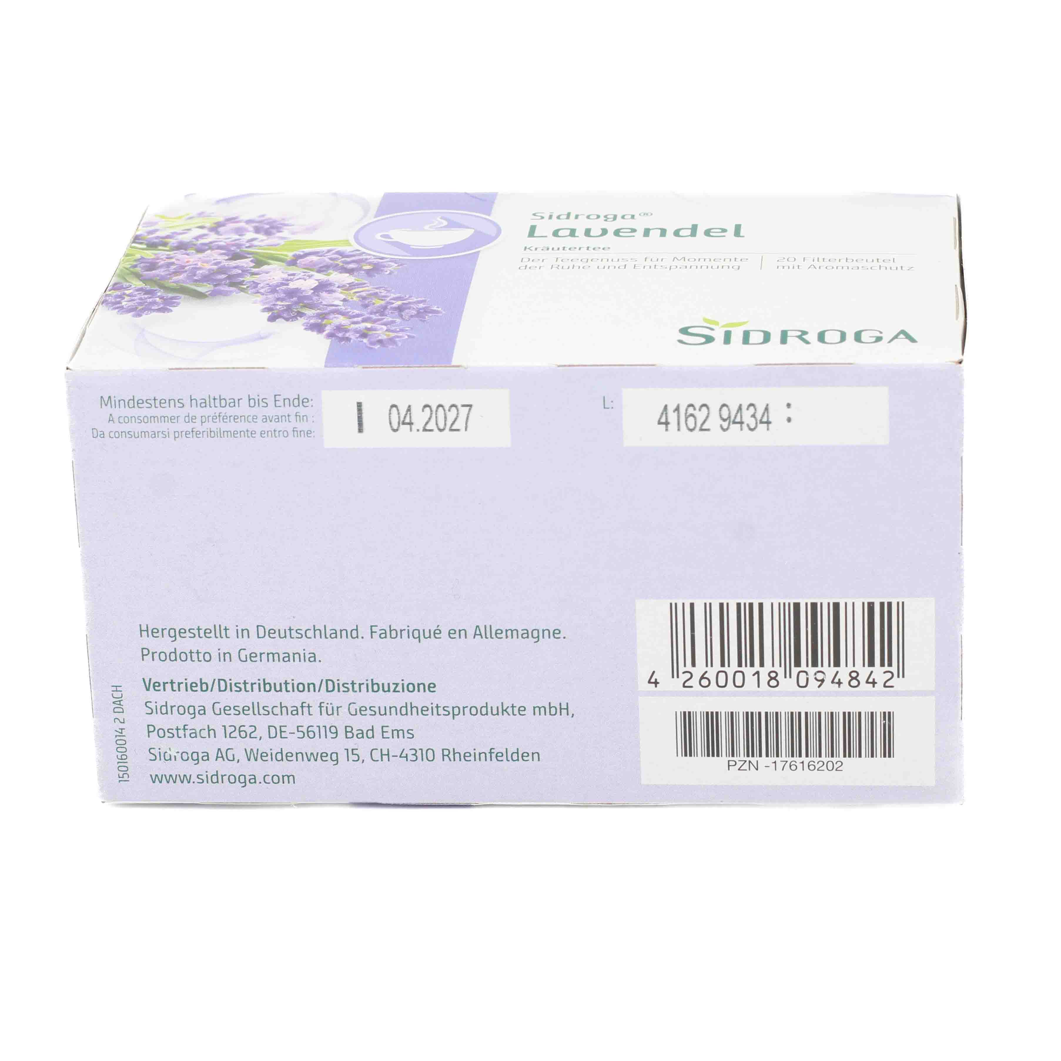 SIDROGA Lavendel Tee