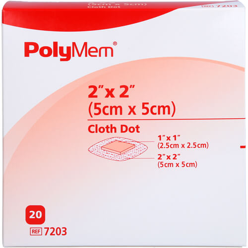 POLYMEM Wund Pad m.selbstkleb.Fix.Vlies 5x5 cm