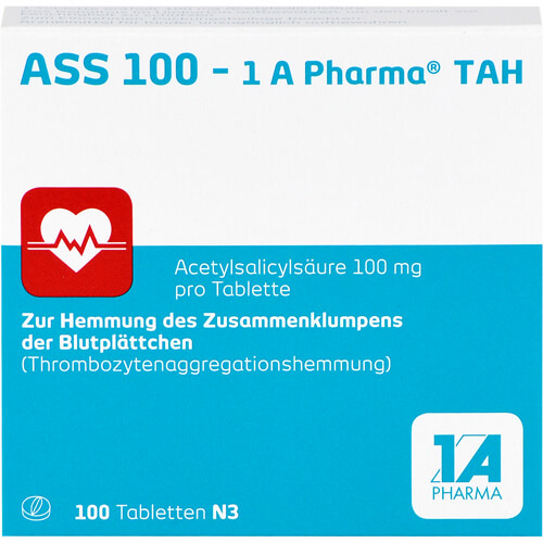 ASS 100-1A Pharma TAH Tabletten