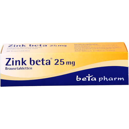 ZINK BETA 25 Brausetabletten