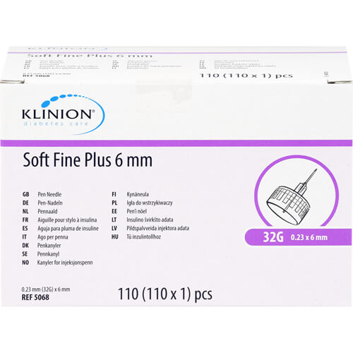 KLINION Soft fine plus Pen-Nadeln 0,25x6 mm 31 G
