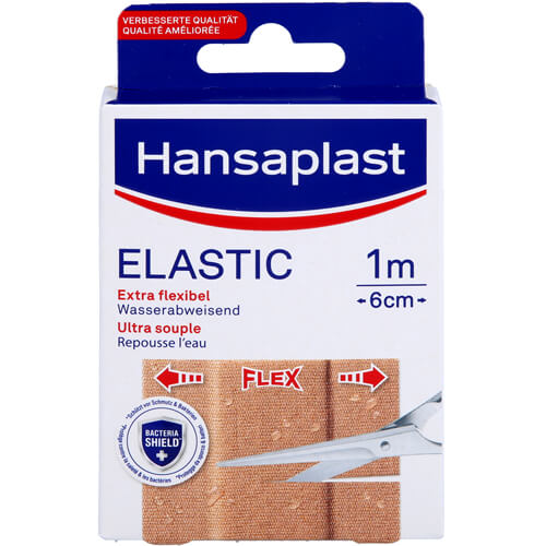 HANSAPLAST Elastic Pflaster 6 cmx1 m