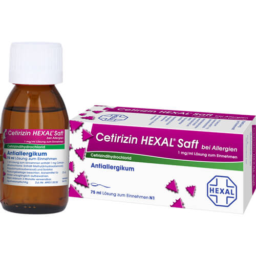 CETIRIZIN HEXAL Saft bei Allergien