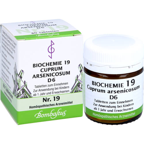 BIOCHEMIE 19 Cuprum arsenicosum D 6 Tabletten