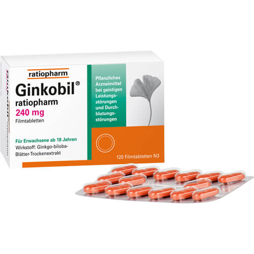 GINKOBIL-ratiopharm 240 mg Filmtabletten