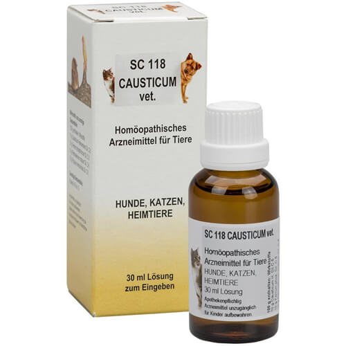 SC 118 Causticum Lösung f.Heimtiere/Hunde/Katzen