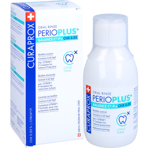 CURAPROX perio Plus+ Balance Mundspülung CHX 0,05%