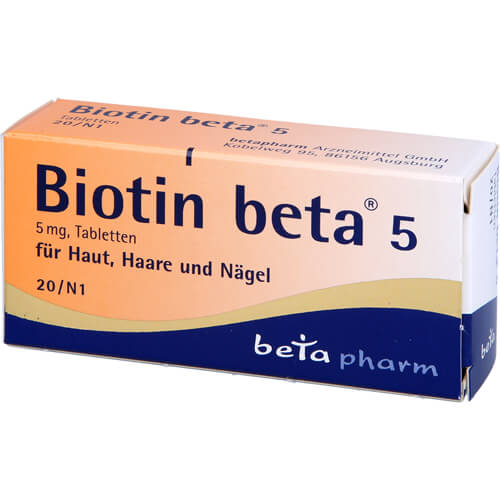 BIOTIN BETA 5 Tabletten