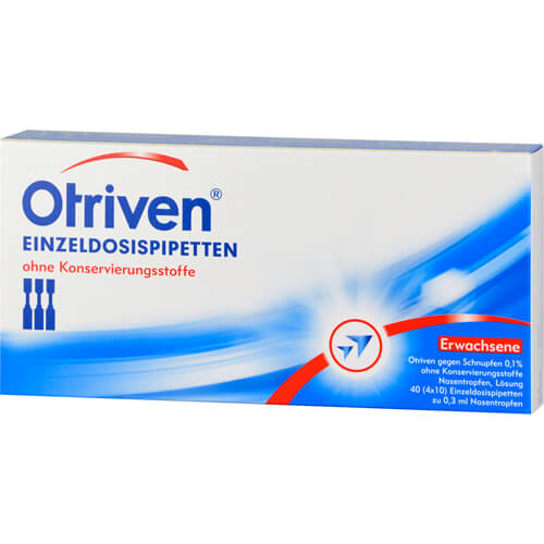 OTRIVEN 0,1% Nasentropfen Einzeldosispipetten