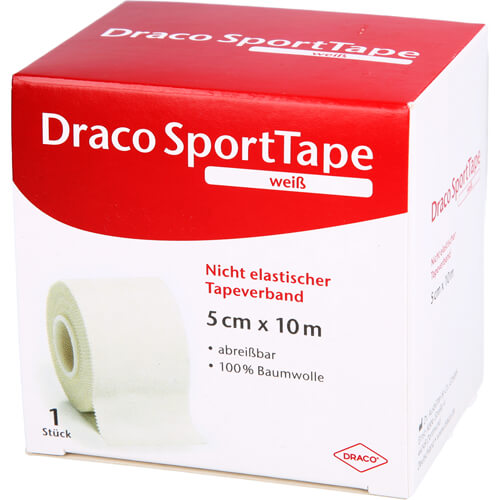 DRACO TAPEVERBAND 5 cmx10 m weiß