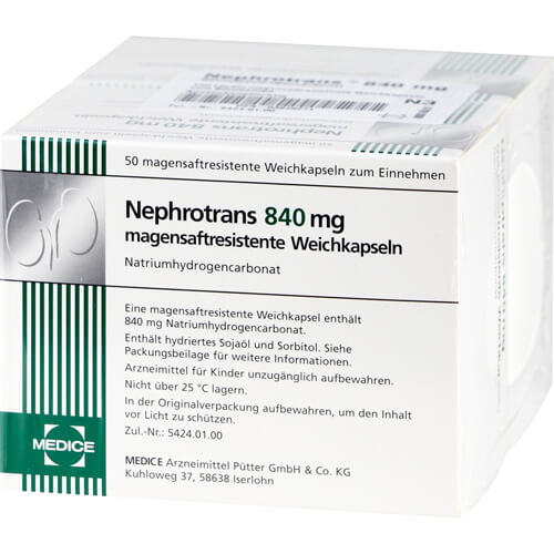 NEPHROTRANS 840 mg magensaftresistente Kapseln