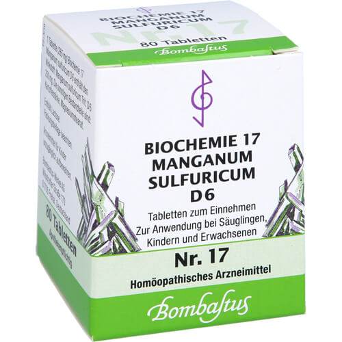 BIOCHEMIE 17 Manganum sulfuricum D 6 Tabletten