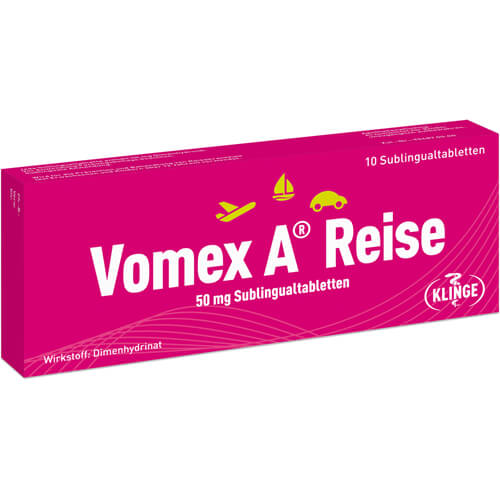 VOMEX A Reise 50 mg Sublingualtabletten